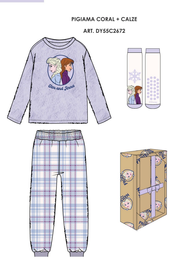 Pigiama + calze 3/4 9/10 frozen | Personaggi