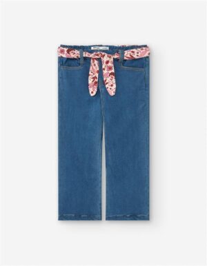 Pantaloni denim a zampa blu 3/4-13/14 | Zippy