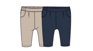 Pantaloni twill blu scuro 0/1m - 9/12m | Zippy