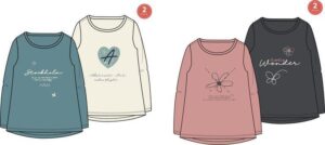 P2 tshirt maglia ls, rosa, 5/6 | Zippy