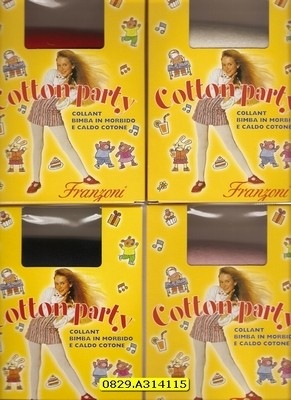 Collant cotton party 6pz | Franzoni