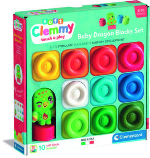 Clemmy dragon 10 block set try me | Clementoni