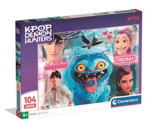 Puzzle 104 super kpop demon hunters | Clementoni
