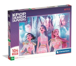 Puzzle 104 super kpop demon hunters | Clementoni