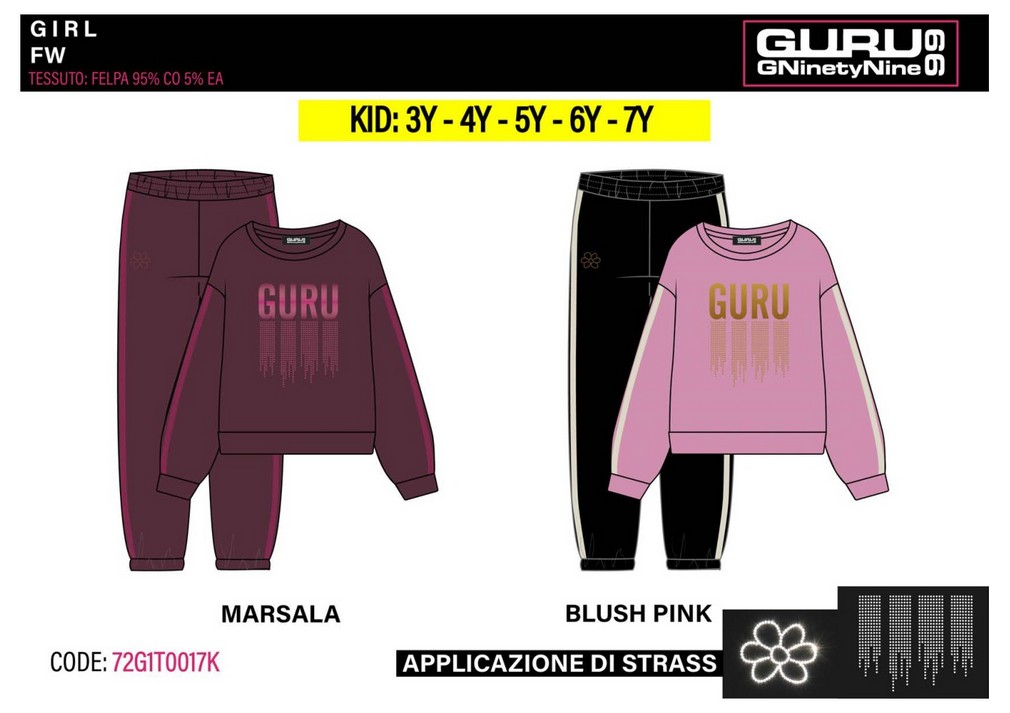 Tuta (anni 3, 4, 5, 6, 7) | Guru