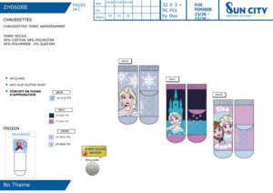 Calza abs (tg.23/26 27/30 31/34) frozen - pz. 9 | Personaggi