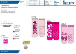 Calza abs (tg.23/26 27/30 31/34) barbie - pz. 9 | Personaggi