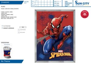 Plaid sherpa spiderm 140x190 | Personaggi