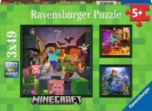 Puzzle 3x49 minecraft biomes | Ravensburger