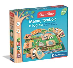 Wooden kit tombola e memo | Clementoni