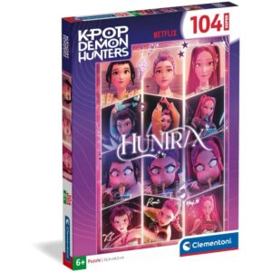 Puzzle 104 super kpop demon hunters | Clementoni