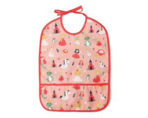 Bavaglio 36x27 cm poliestere rosa | KioKids