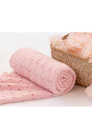 Copertina bebe 80x110cms bamb? rosa | KioKids