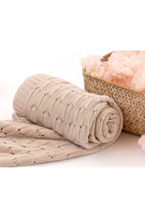 Copertina bebe 80x110cms bambu beige | KioKids
