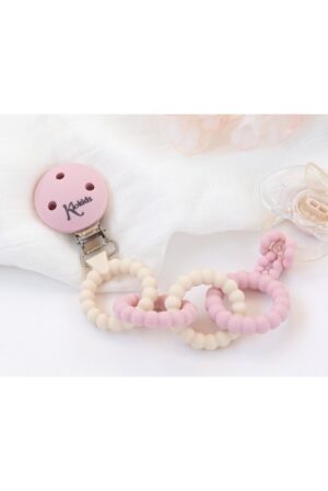 Clip salvasucchietto silicone rosa | KioKids