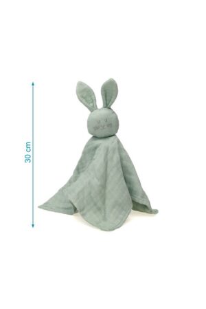 Doudou 27x27cms bambu coniglietto salvia | KioKids