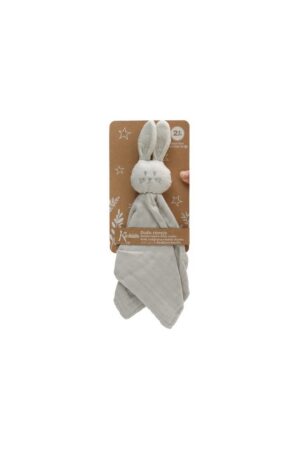 Doudou 27x27cms bambu coniglietto grigio | KioKids