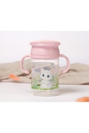 Tazza allenamento 330ml 360 rosa | KioKids