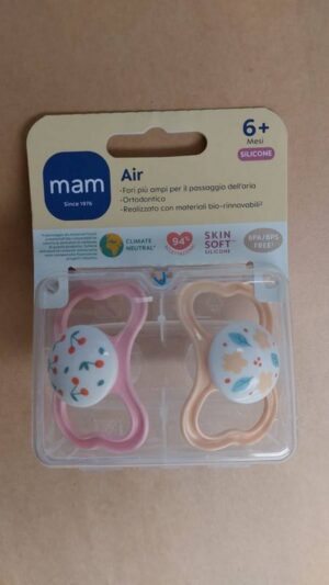 Succhietti air 6+ iscc+, girl, silicone | MAM