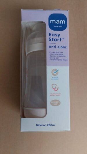 Biberon easy start circular pp 260ml conf. singola neutro | MAM
