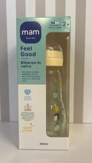 Biberon feel good glass bottle 260 ml | MAM