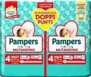 Mutandino baby dry duo maxi x32 - pz. 2 | Pampers