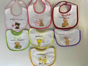 Baby bibs 7 pz | Melanie
