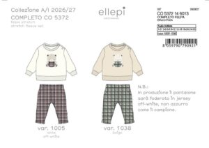 Completino (mesi 3/6, 6/9, 9/12) | Ellepi