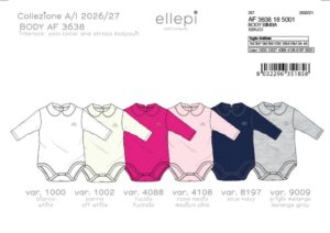 Body c/collo - pz. 3 | Ellepi