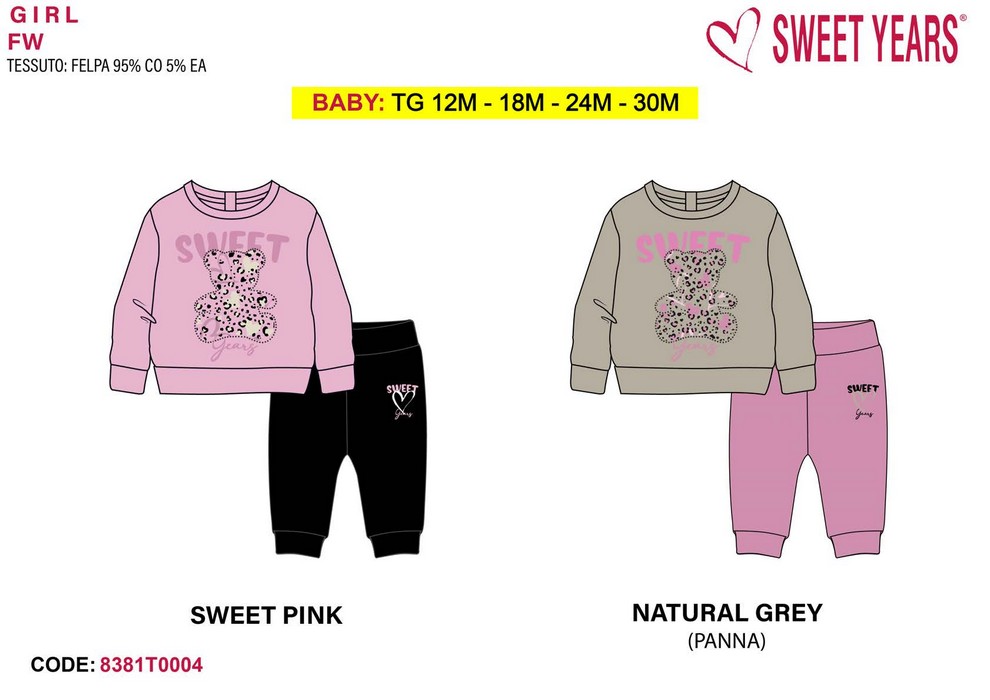 Tuta (mesi 12, 18, 24, 30) | Sweet Years