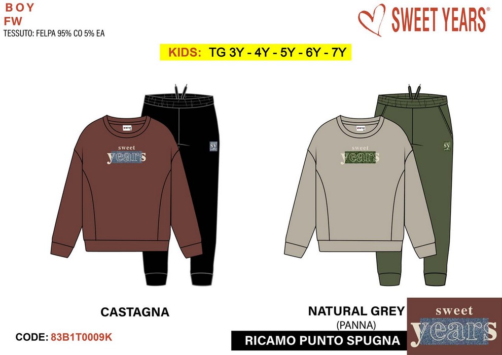 Tuta (anni 3, 4, 5, 6, 7) | Sweet Years