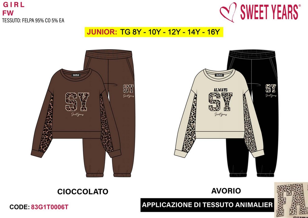 Tuta (anni 8, 10, 12, 14) | Sweet Years
