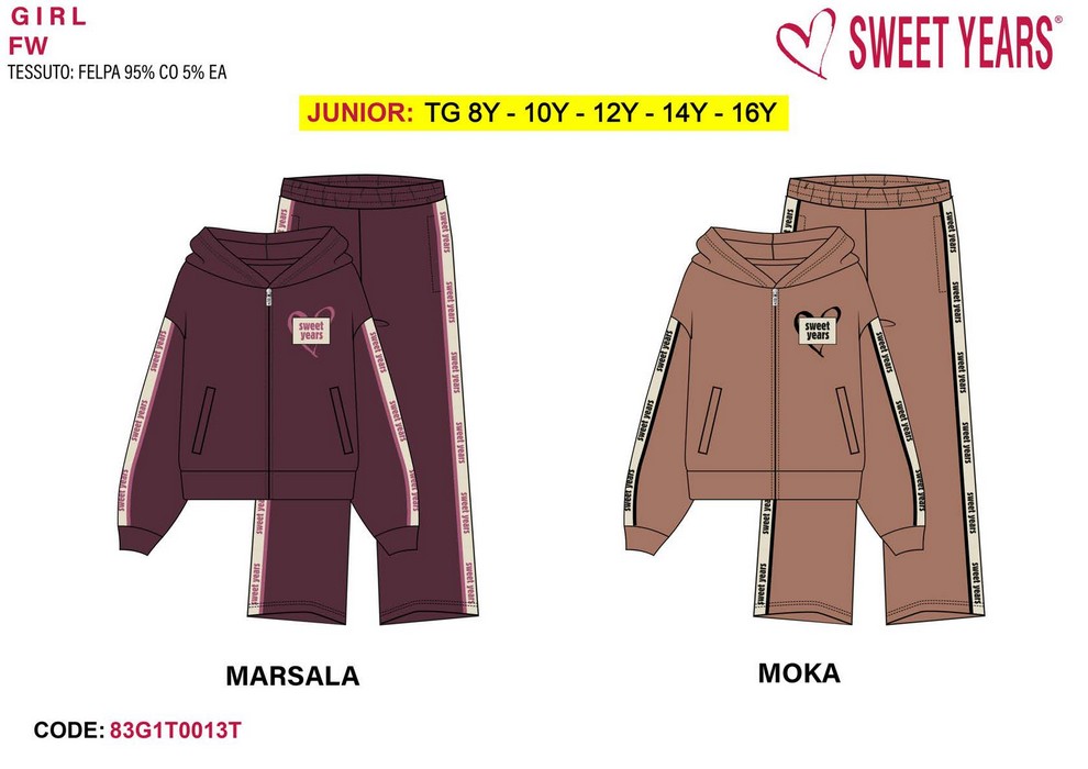 Tuta (anni 8, 10, 12, 14) | Sweet Years